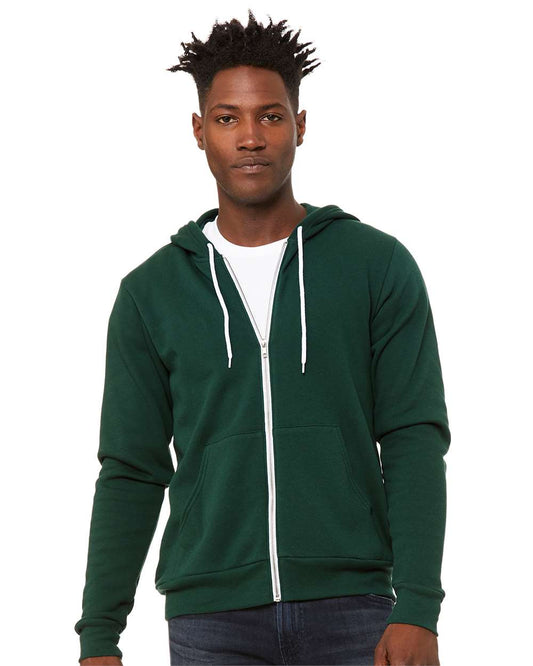 Bella + Canvas Sponge Fleece Full Zip Hoodie