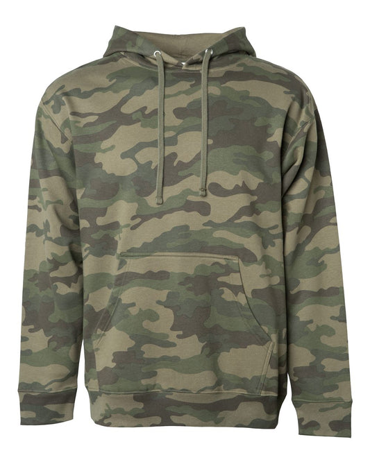 Independent 8.5oz Midweight Camo Hoodie