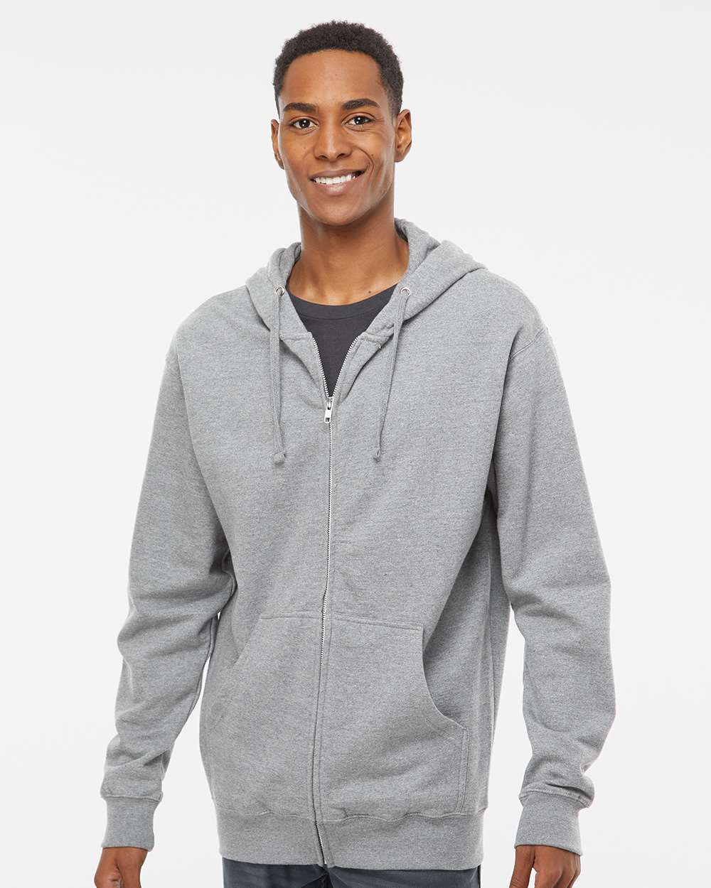 Independent 8.5oz Full Zip Hoodie