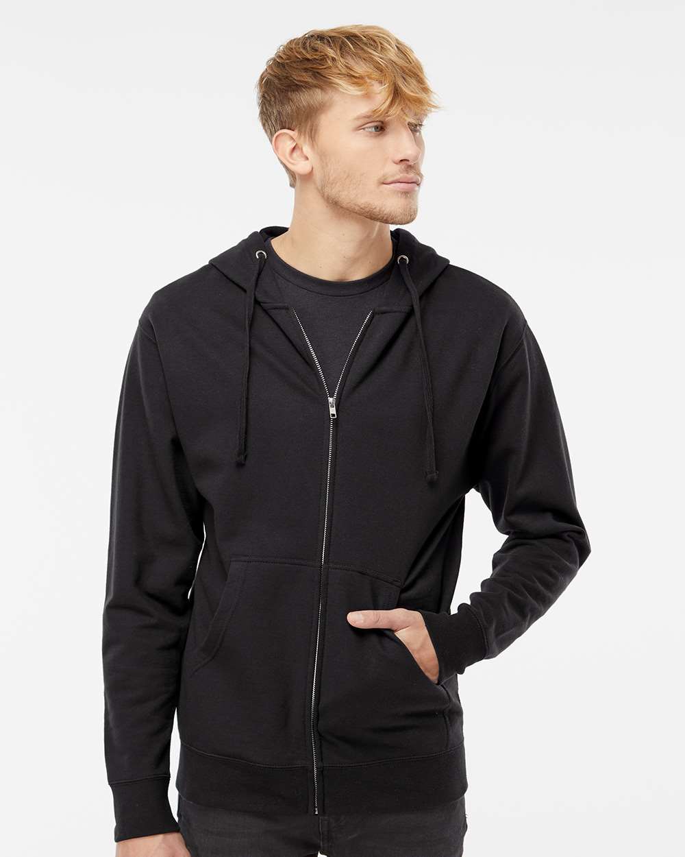 Independent 8.5oz Full Zip Hoodie