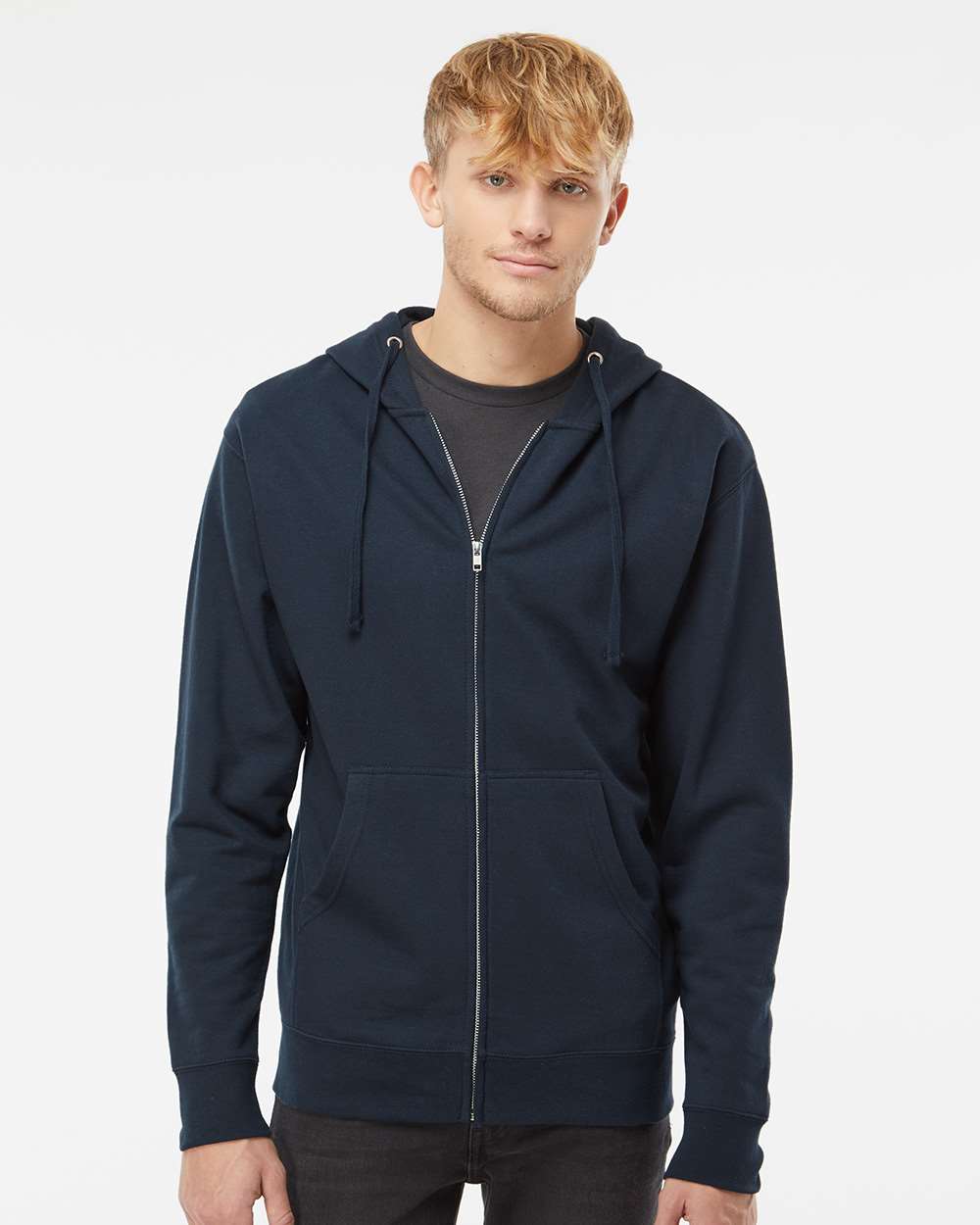 Independent 8.5oz Full Zip Hoodie